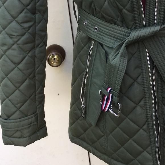 Tommy Hilfiger Diamond Quilted Puffer Coat - Picture 3 of 5